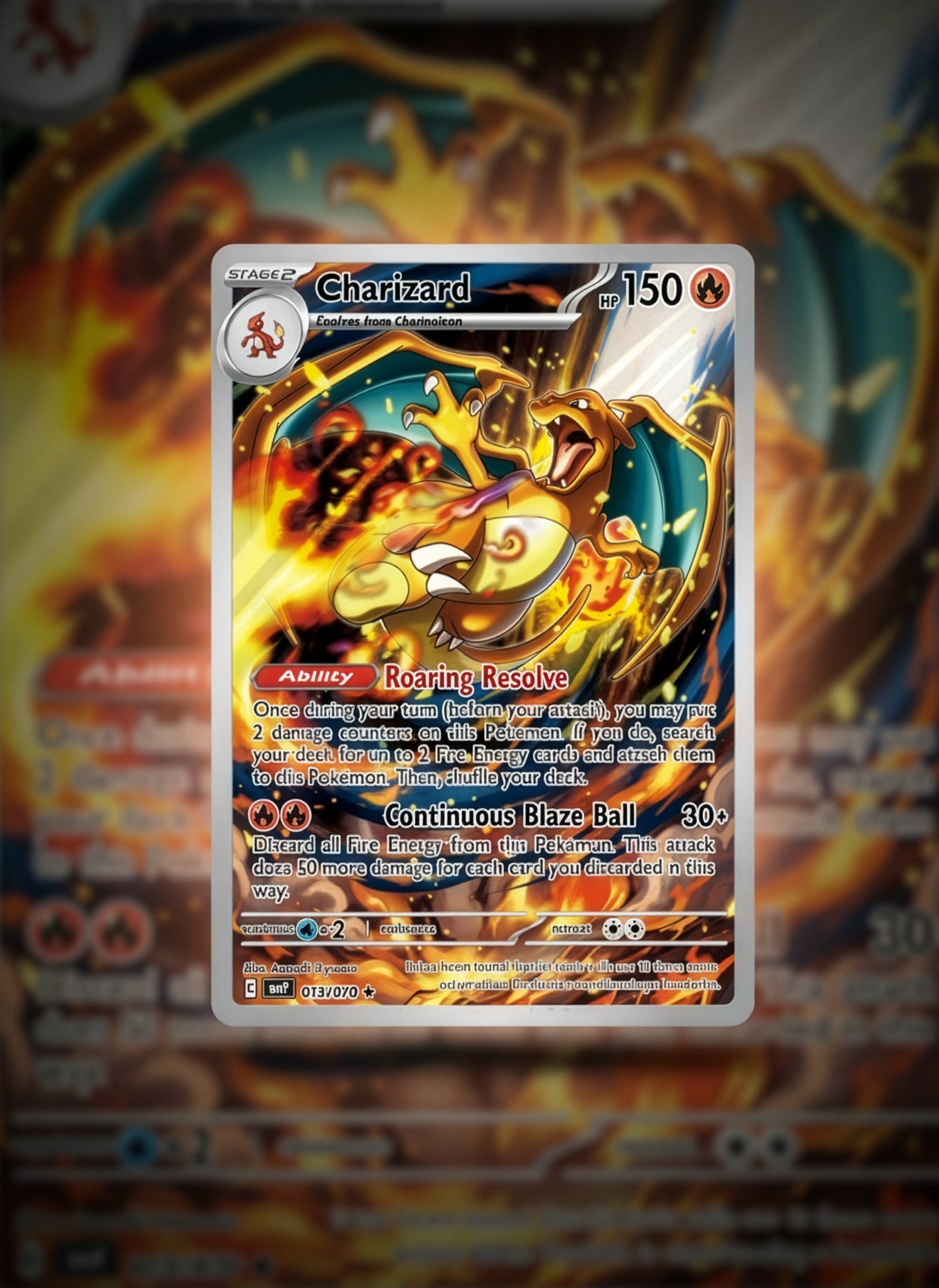 charizard custom made premium pokemon tcg card