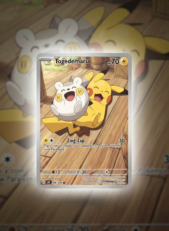 Togedemaru custom-made card