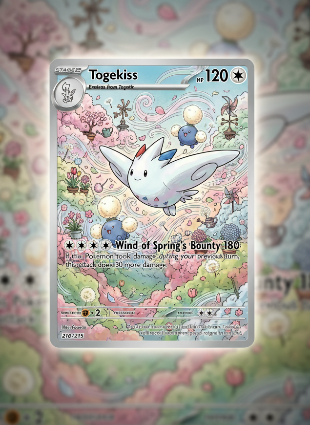 togekiss custom made pokemon tcg premium card