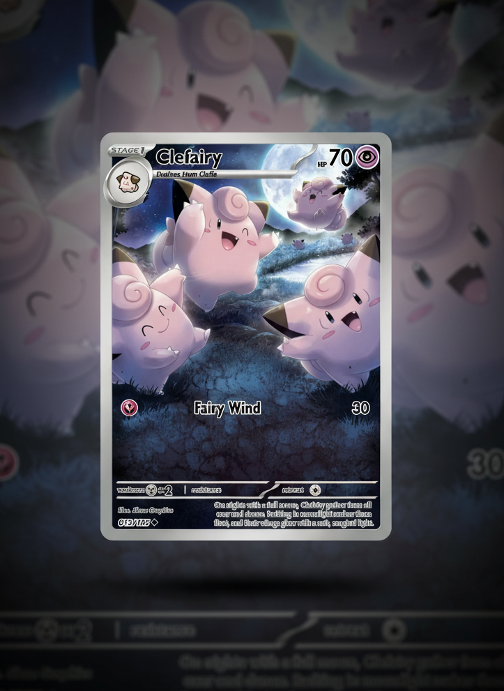 Clefairy Custom-made card