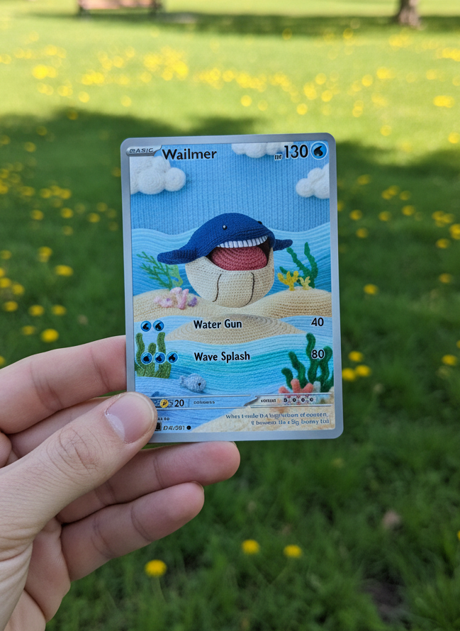 Wailmer Custom-made TCG Pokemon Card
