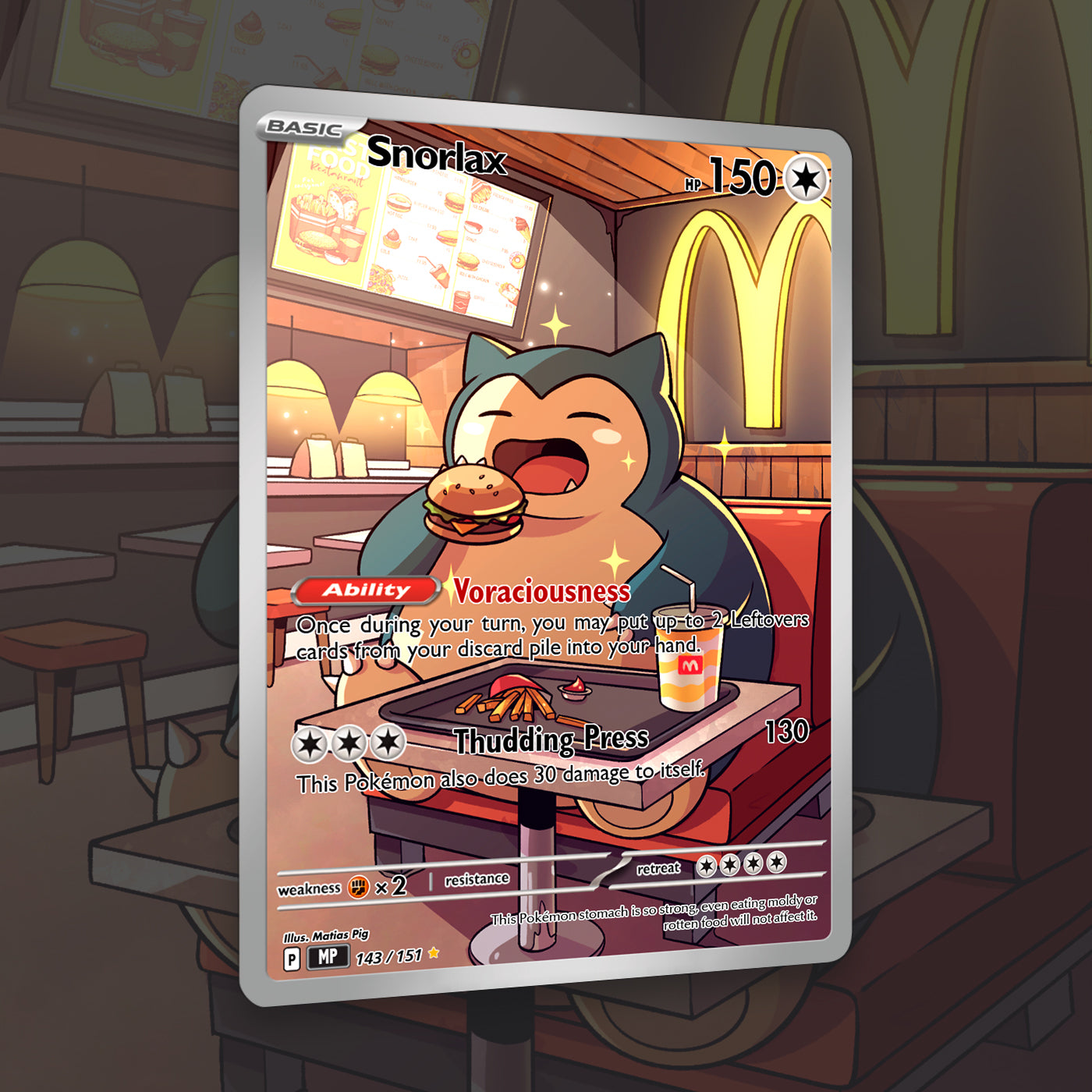 Snorlax Custom Card