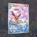 premium sylveon eevee custom made card holo finish