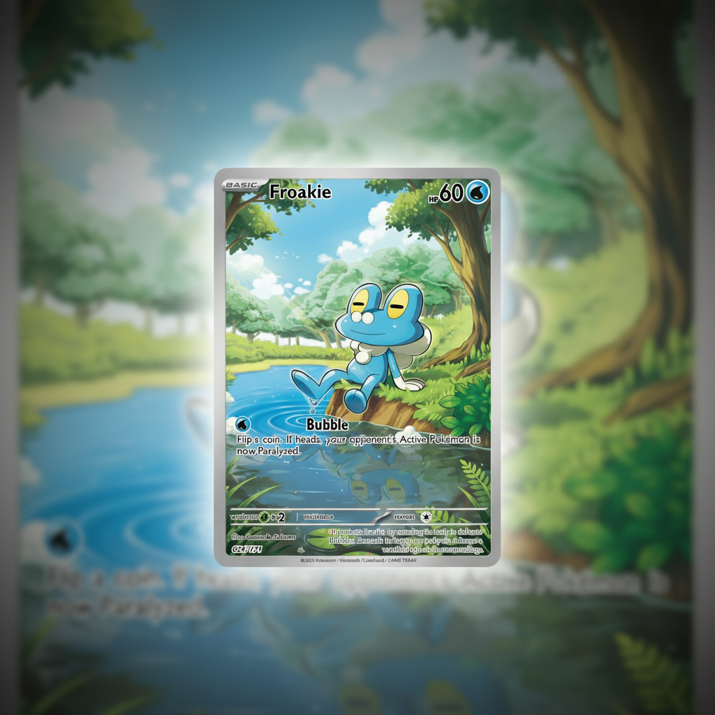 Froakie Custom-made TCG Pokemon Card